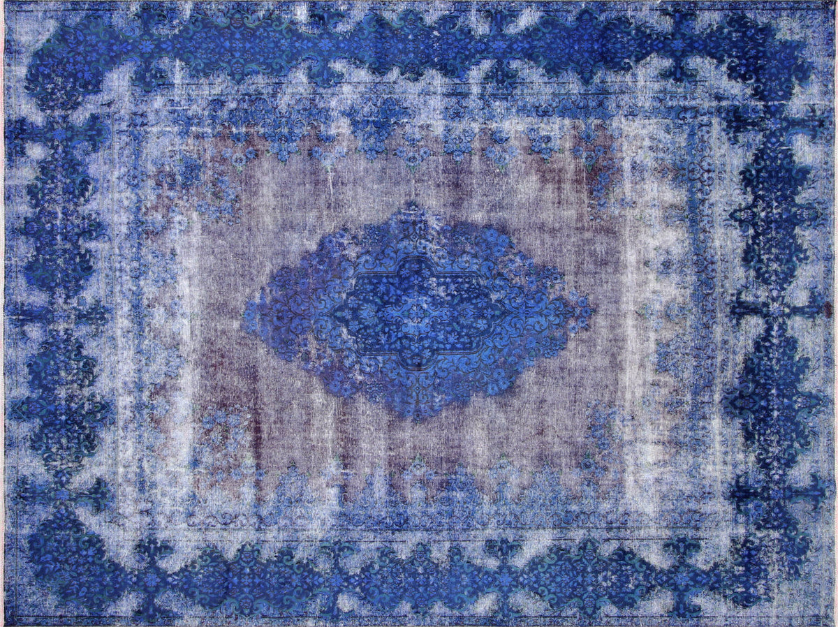 8 x 12 Vintage Turkish Overdyed Rug 60684